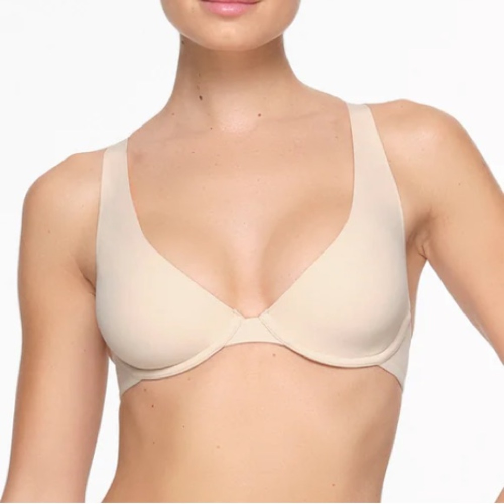 New Skims Full Coverage Unlined Apex Plunge Bra C… - image 2